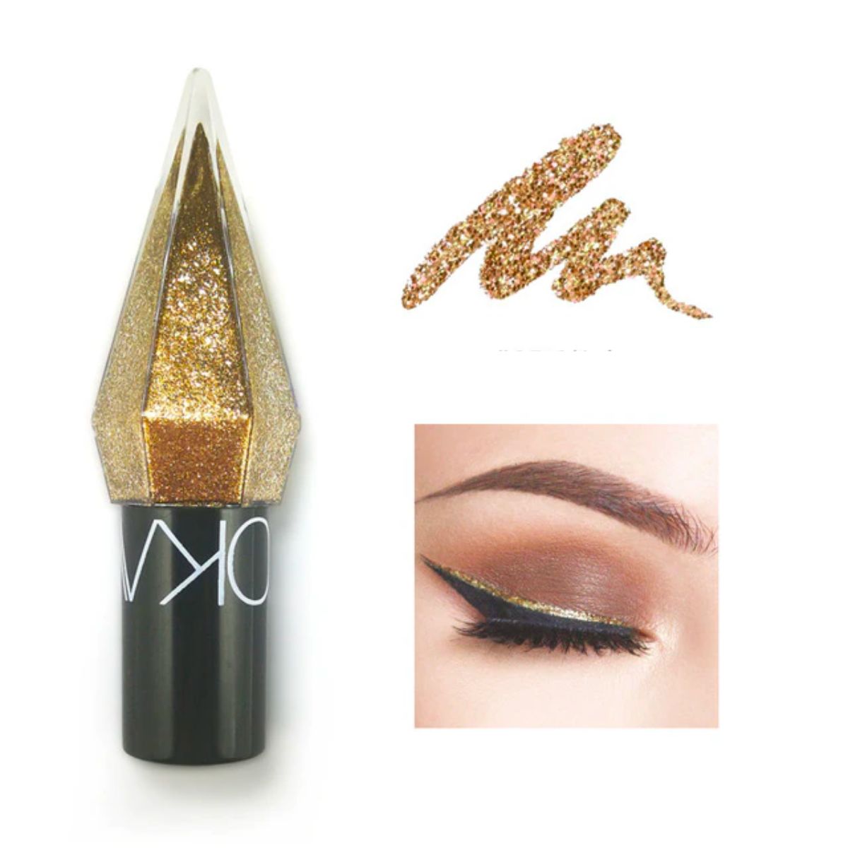 Diamond Gold Eye Liners